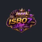 isbo7 Game profile picture featuring a premium gold and blue gaming logo with coins, glowing effects, and APK FILE.NET branding on a dark background