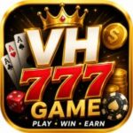 VH777 Game profile icon featuring a golden crown, bold VH777 logo, casino cards, dice, poker chip, gold coins, and a premium black and gold background.