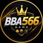 BBA566 Game profile logo featuring a premium black and gold design with a golden crown, bold BBA566 text, and gaming icons representing a modern Android gaming platform.