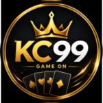 KC99 Game logo with a gold crown, bold KC99 text, playing cards, and a black luxury-style background.